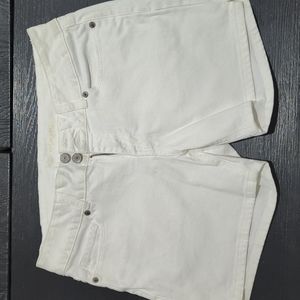 Victoria Secret White Denim Shorts, Women's Size 8, Like-new Condition